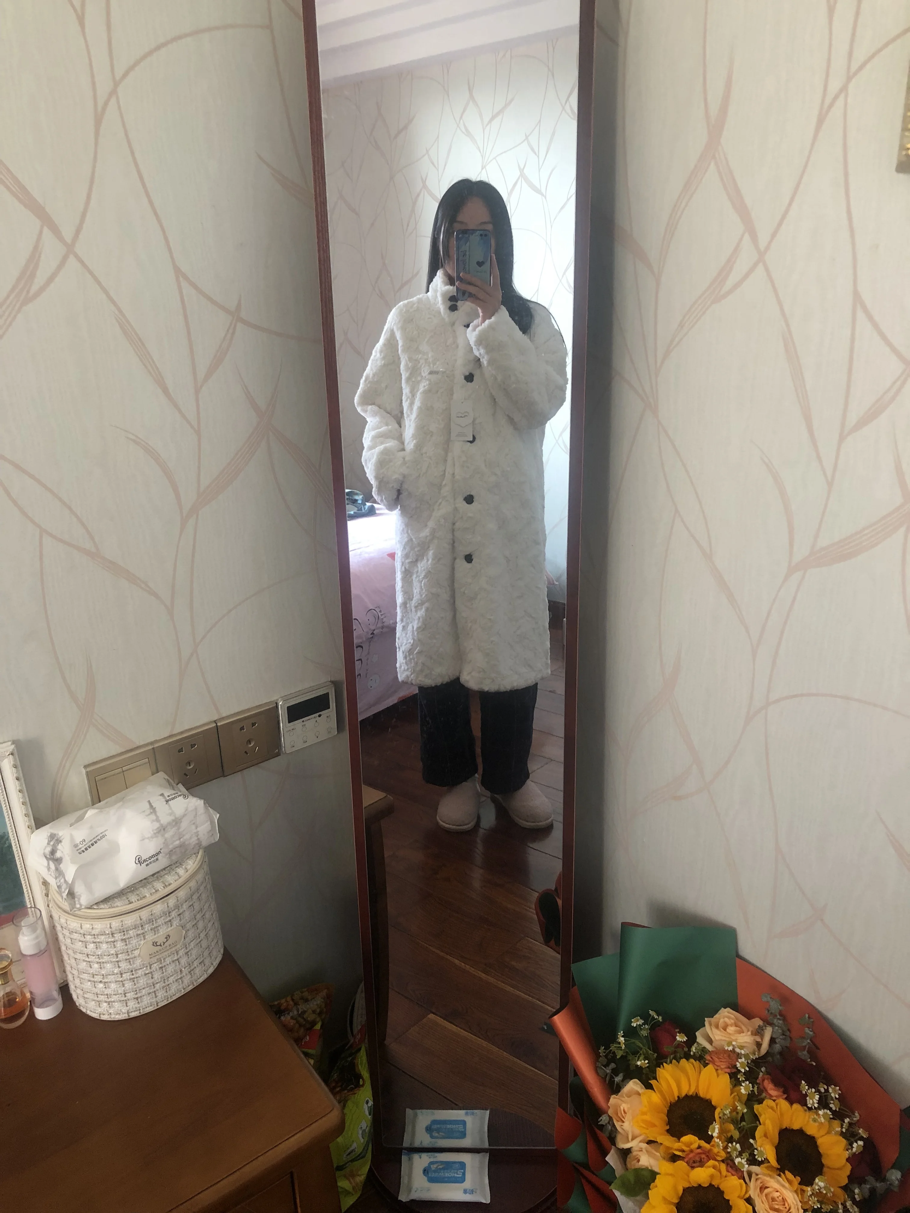 winter jacket women 2022 Lamb Fur Coat Women's Imitation Rabbit Wool Parkas Korean Version Medium Long Loose Stand Collar Coats