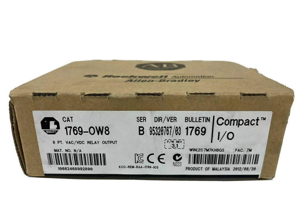 Новый заводской герметичный модуль релейного вывода 1769-OW8 SER B CompactLogix 1769OW8