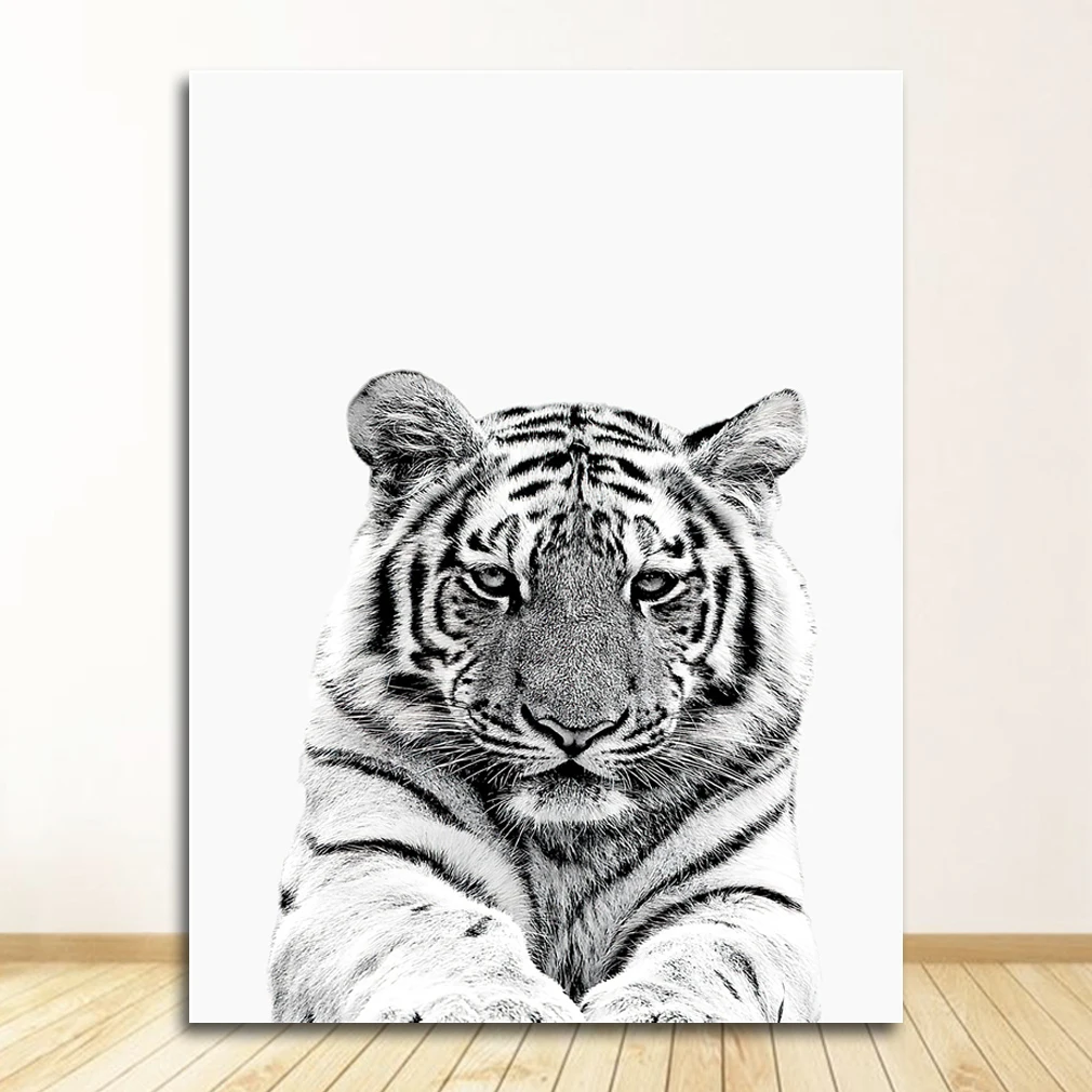 

Черно-белые фотографии, украшение для детской комнаты, животные, принт, лев, зебра, слон, настенный художественный постер, сафари, детская картина на холсте