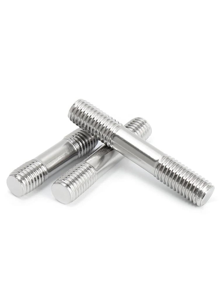 304 нержавеющая сталь двойная головка резьбовой стержень Метрическая стандартная