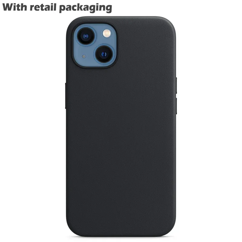 Оригинальный кожаный магнитный чехол Apple Magsafe для iPhone 13 Pro Max мини-чехол с