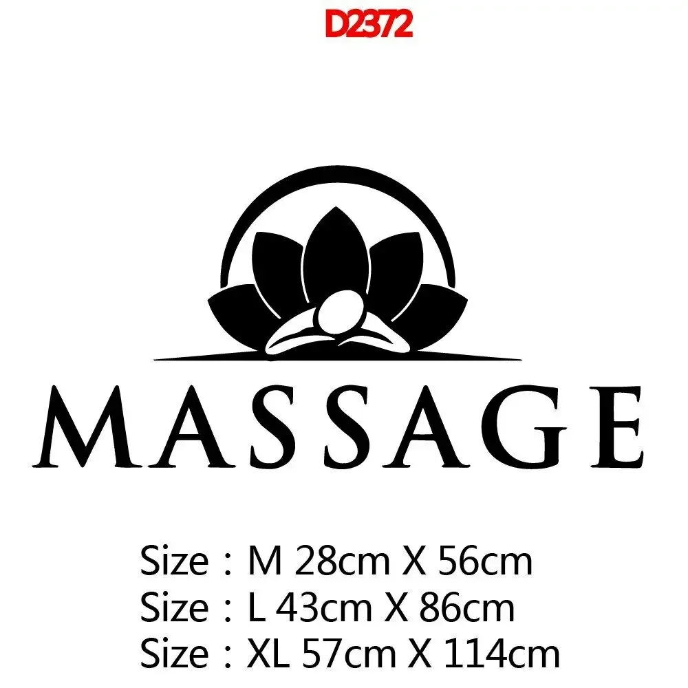 Отличная Массажная Йога Виниловая наклейка на стену декор для спа и йоги
