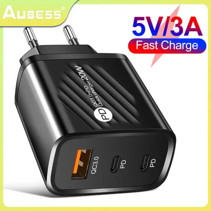 

Fast Phone Charger Adapter Quick Charge Portable Usb C Charger Power Adapter Us Eu Uk Plug Type C Fast Usb Charger