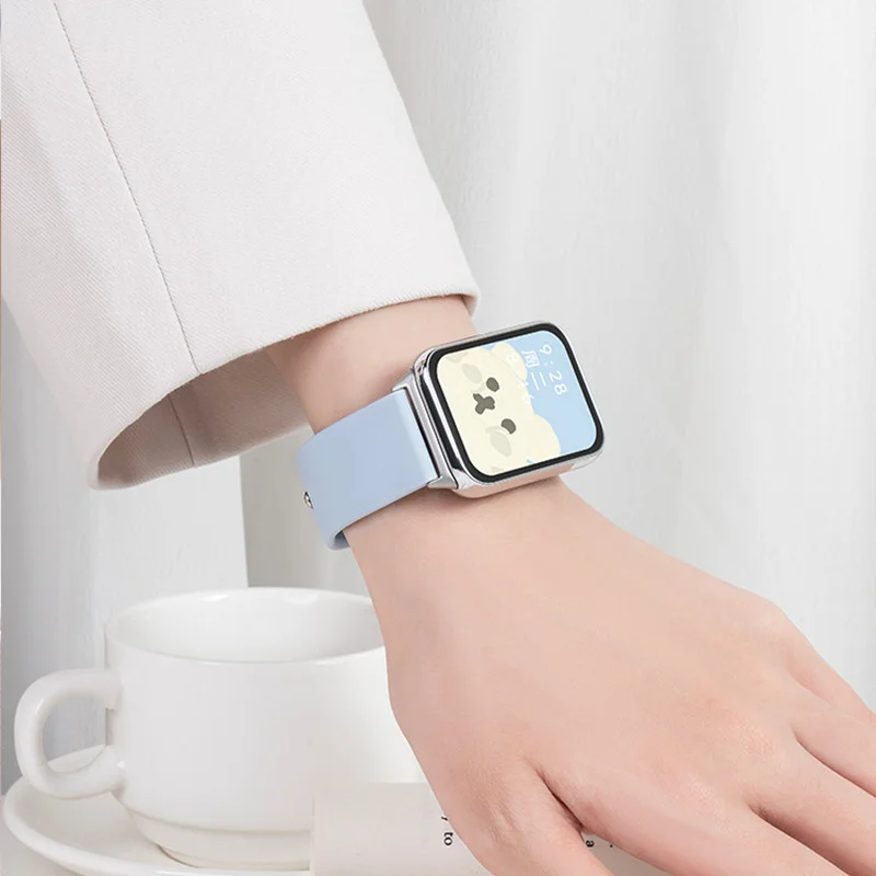 Фото Спортивный ремешок для Xiaomi Mi Band 10 Pro/Mi Band 9 Pro/8 Pro, силиконовый водонепроницаемый браслет для Redmi Watch 6 5 4, сменный ремешок на запястье №2