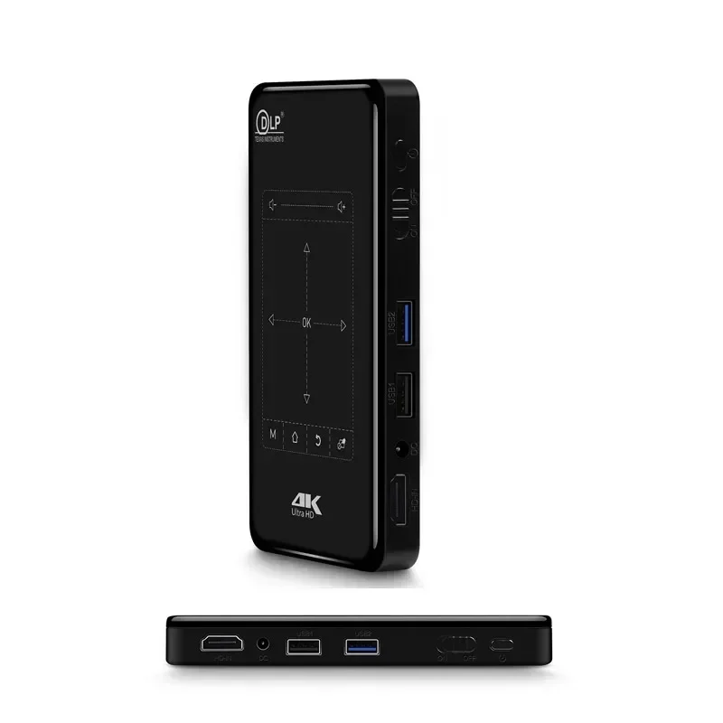 P09II двухдиапазонный 3D Mini 4K HD декодирующий DLP-проектор с 5G WIFI BT 2 + 16 ГБ
