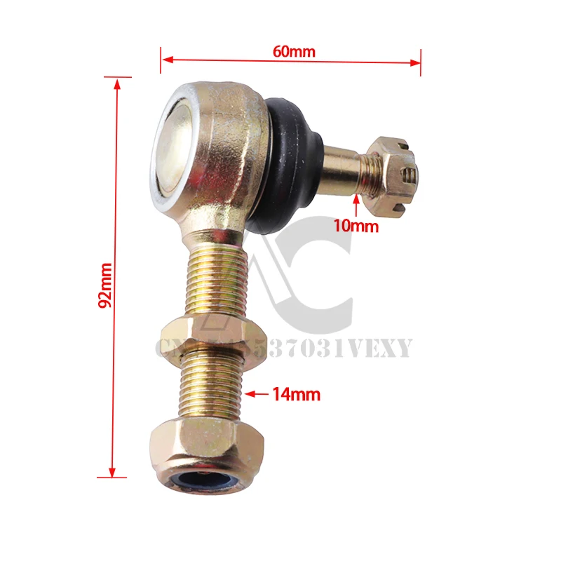 

M10 M12XM14 Регулируемый шариковый шарнирный комплект для 50cc 70cc 90cc 110cc 125cc 150cc 200cc 250cc Китай Big Bull ATV Quad аксессуары для картинга