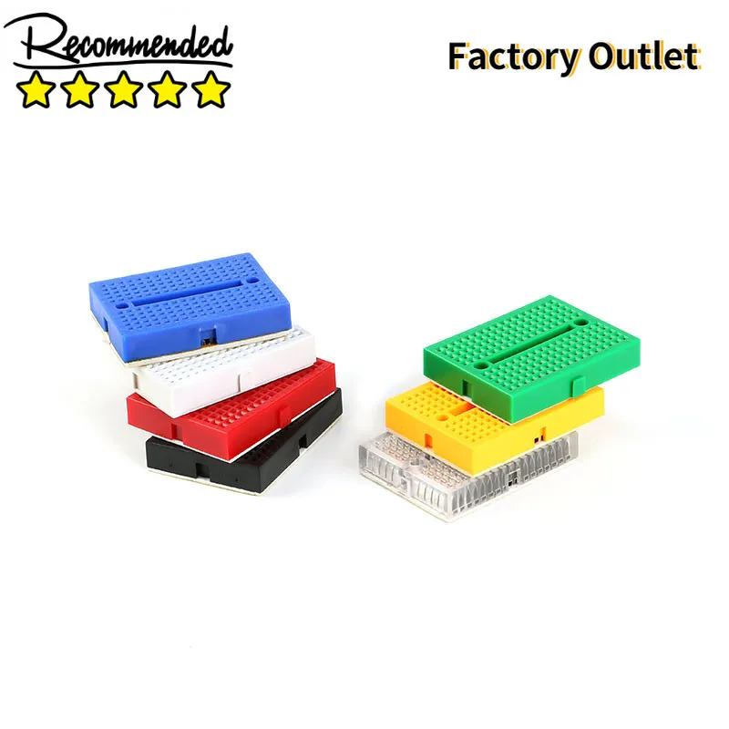 

7 pcs SYB-170 Mini Prototype Experiment Test Breadboard Board Tie-points 35*47mm