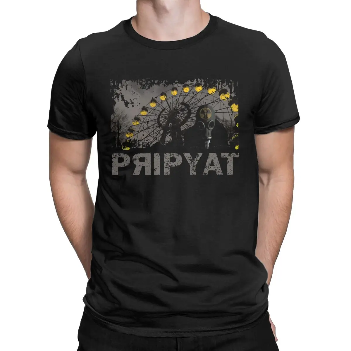 

Chernobyl Pripyat Radioactive Symbol T-Shirt Men Women Casual Pure Cotton Tees Crewneck Short Sleeve T Shirts Plus Size Tops