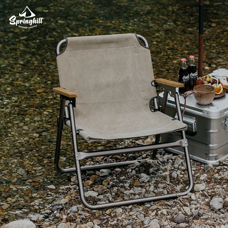 GOOUT SPRINGHILL Открытый сверхлегкий складной табурет из алюминиевого сплава