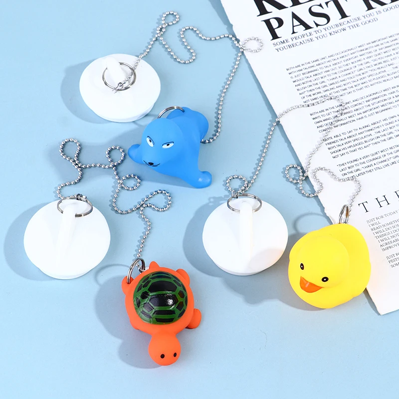 1 шт. мультяшная утка Водонепроницаемая Резиновая штепсельная Вилка для