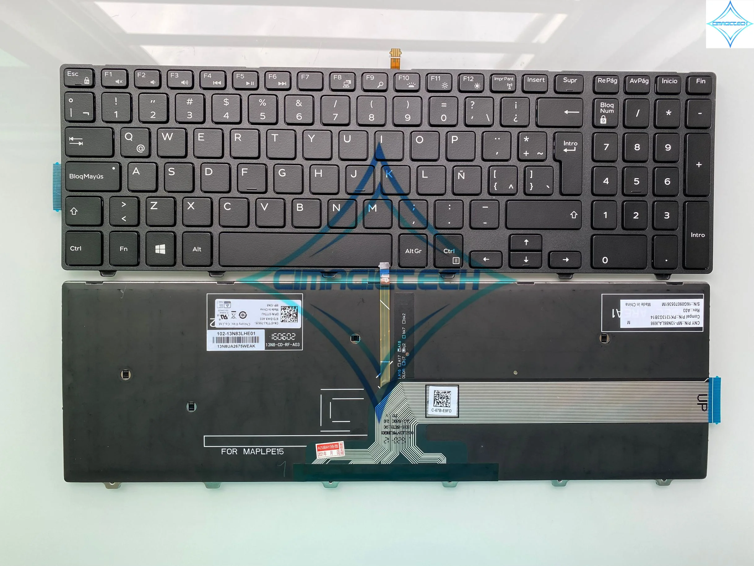 Оригинальная новая клавиатура US SP LA BR Для Dell Inspiron 15 3000 5000 3541 3542 5542 3550 5545 5547 3551 3552 3559