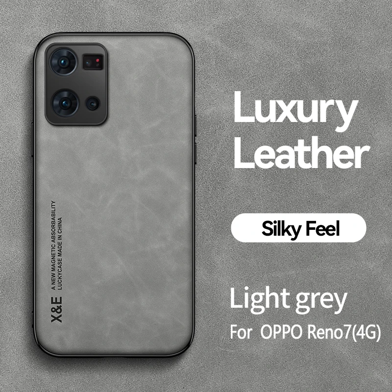 

Для OPPO Reno 7 4G чехол автомобильный Магнитный чехол для OPPO Reno7 Reno7 CPH2363 6,43 "кожаный мягкий силиконовый чехол