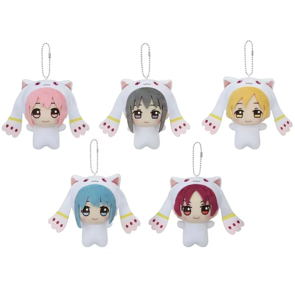 Фото Аниме игрушка Подвеска Kaname Madoka плюш Akemi Homura ключевик Мики Сайака Мультфильм Игрушка Косплей Мягкая Наполненная Кукла Мами плюш Подарки №1