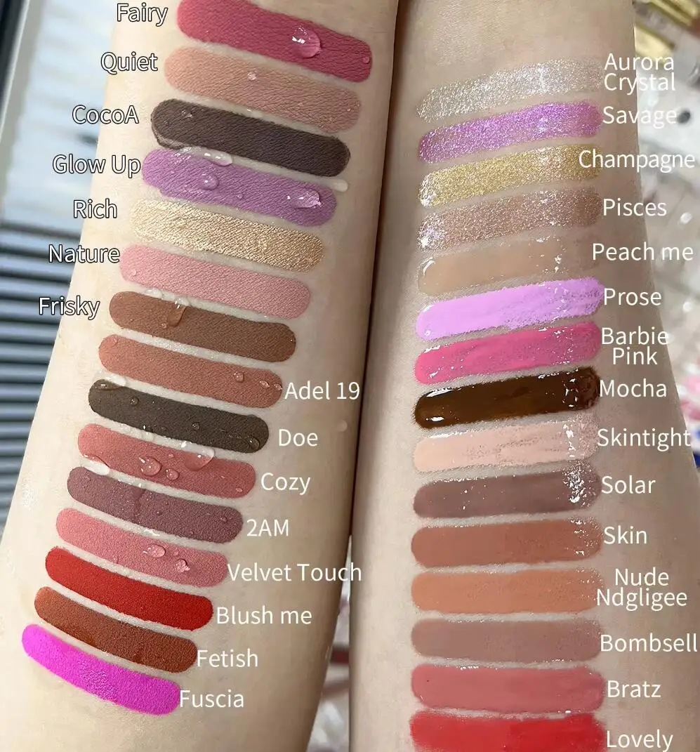 lowa szminka w płynie Wodoodporna, długotrwała pomadka do ust Private Label Vegan Nude Matte Lipstick Wholesale Bulk For Business (art.: 3920bc8095f1e) - 3920bc8095f1e