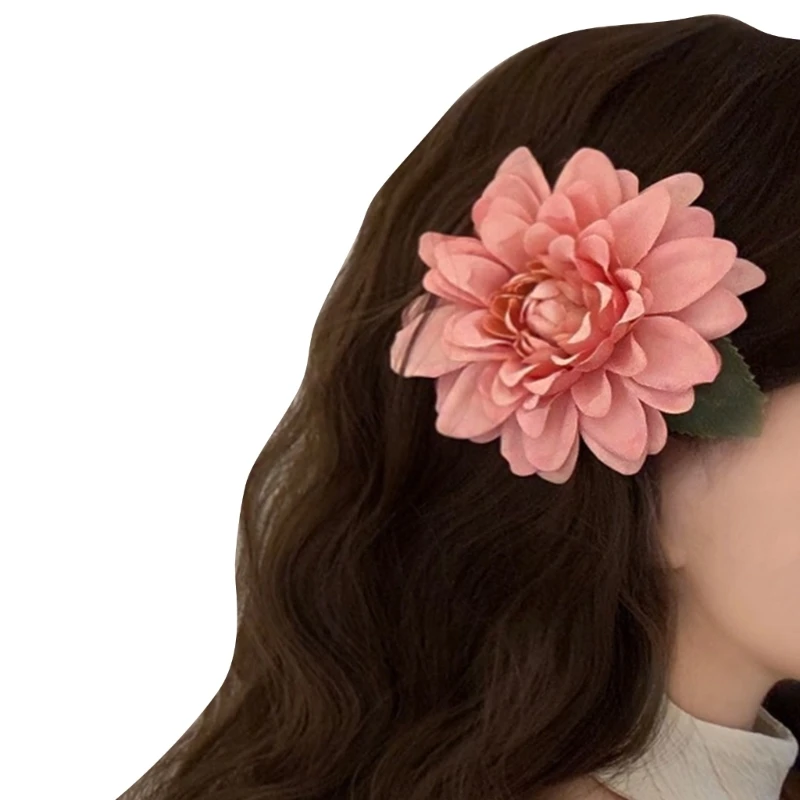 

Large Flower Hair Claw Flower Jaw Clip Vintage Flower Hair Clip French Hair Claw For Women Shark Clip Bun Claw Clip Dropship