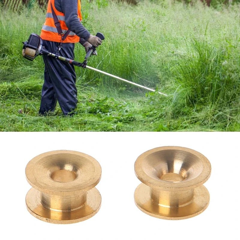 

2Pcs Brass Trimmer Head Eyelet Garden Tool Part Strimmer Line Retainer Universal new