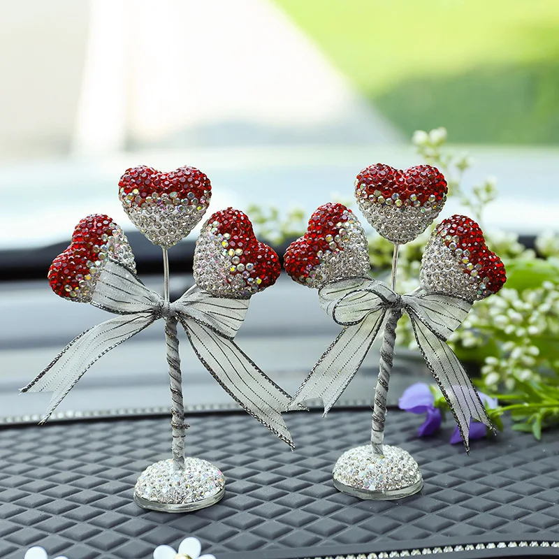 Новые автомобильные Креативные украшения в виде воздушных шаров с алмазной