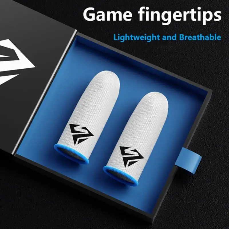 

1/2 пары игровых кончиков пальцев для PUBG игровой контроллер с защитой от пота Ультратонкий дышащий чувствительный сенсорный экран игровые аксессуары