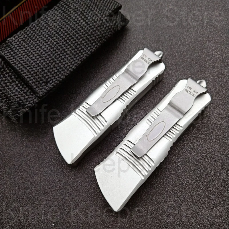 

Микро OTF Tech нож Mini Series D2 стальное лезвие 58-60HRC твердость авиационный алюминий (T6-6061) ручка уличный нож для самообороны