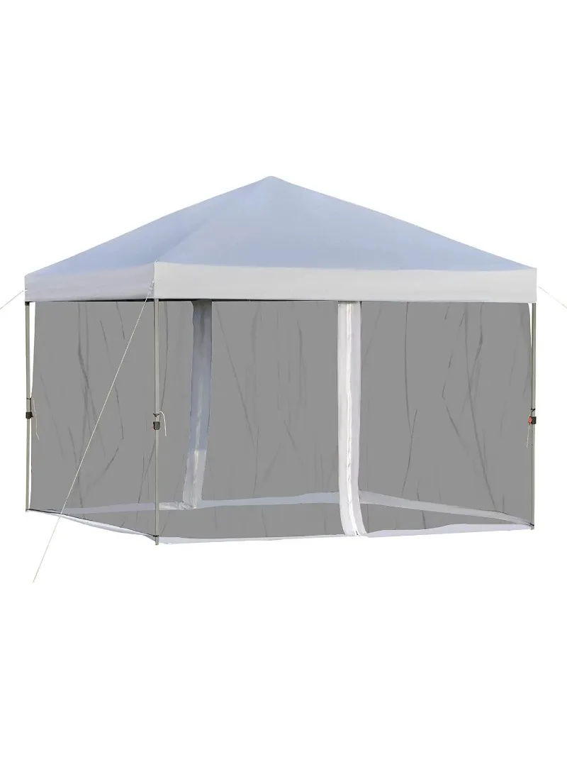 

SUGIFT 10 'x 10' белая беседка всплывающий навес с сетчатыми занавесками