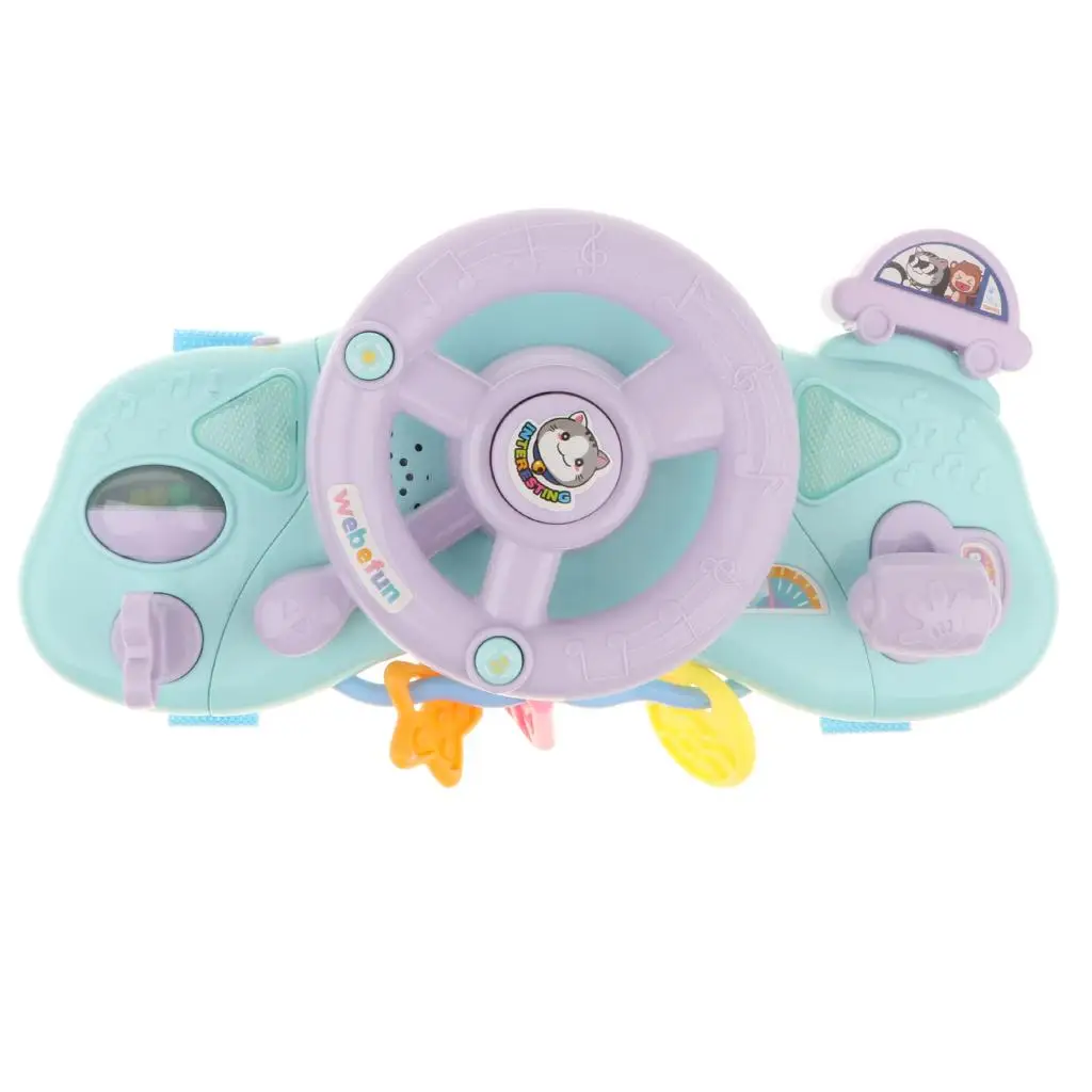 

Kid Electronic Driver Steering Wheel Developmental Pretend Toy