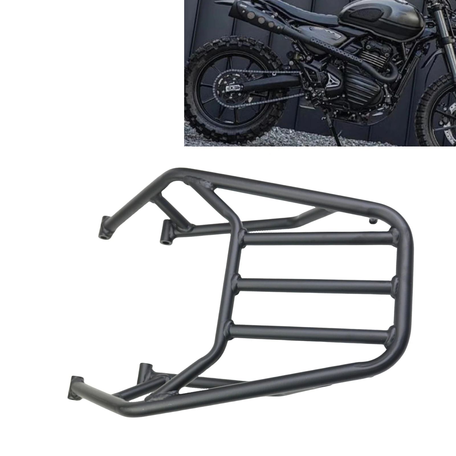 Для Triumph Scrambler 400X Speed 400 2024 задний багажник мотоцикла кронштейн