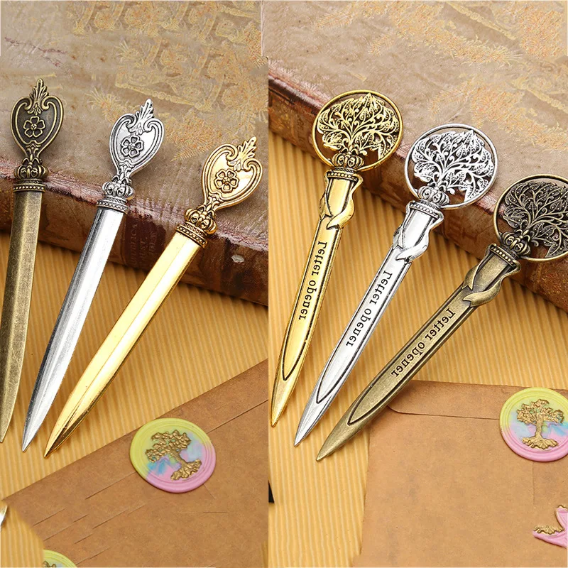 

Metal Letter Opener In Europe And America Retro Envelope Letter Opener Zinc Alloy Express File Opener Manufacturers In Stock.