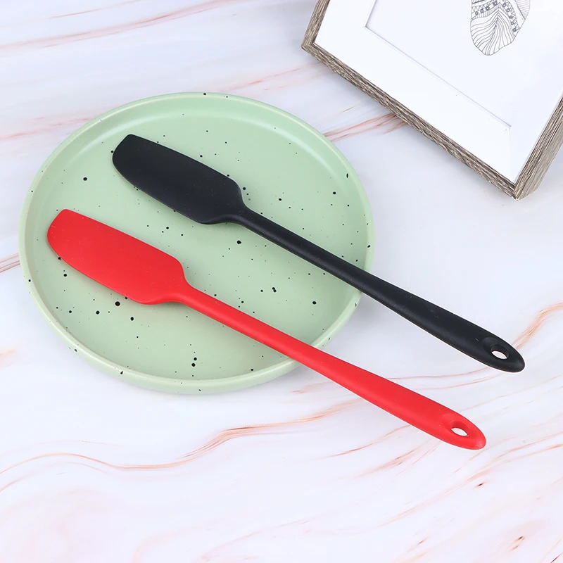 1Pc Long Handle Silicone Spatula Heat Resistant Flexible Non