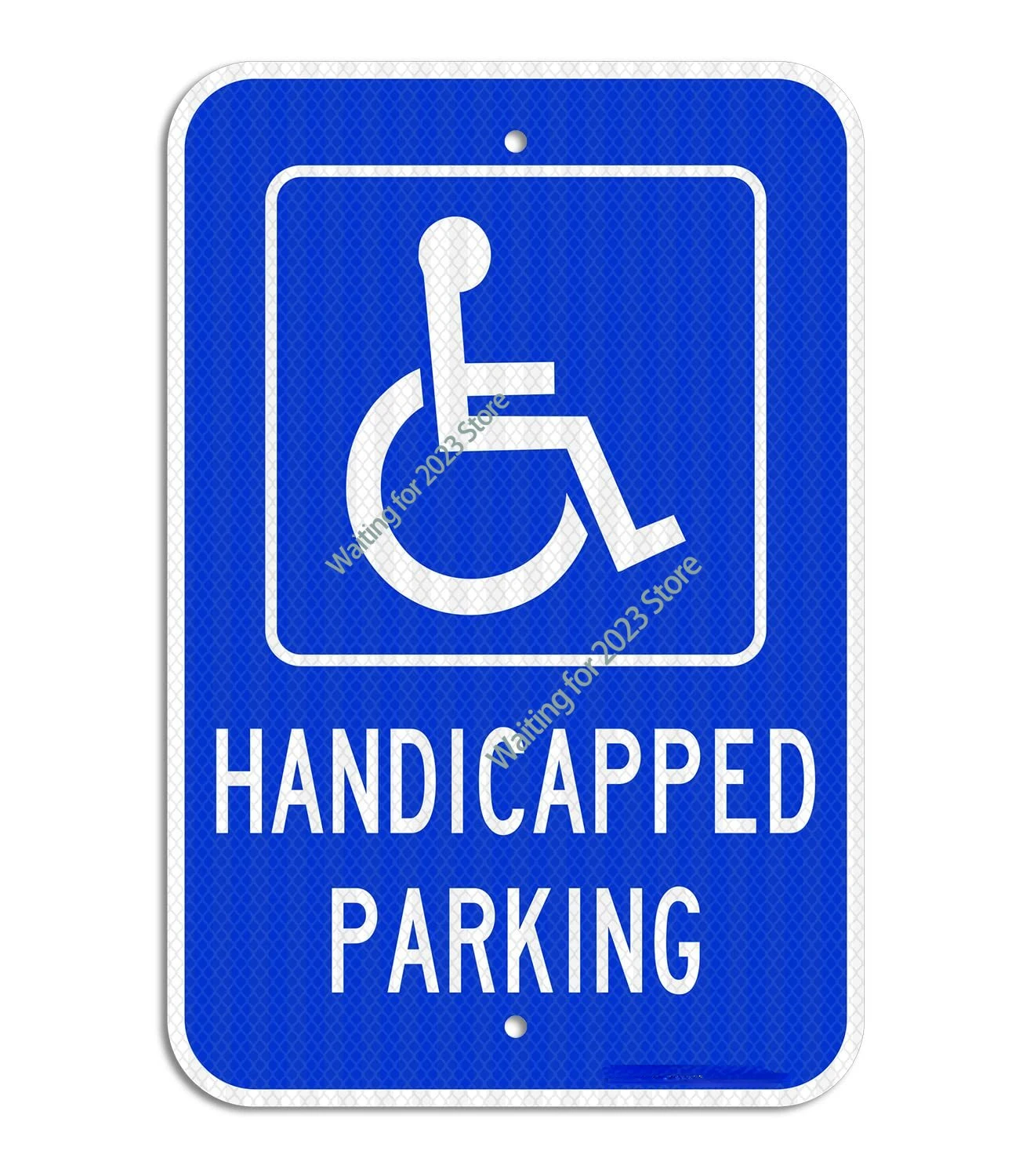 

Disabled Parking Sign - With Wheelchair Sign Image - Rust Free Aluminum - Water Resistant, Durable Ink, Easy Installation