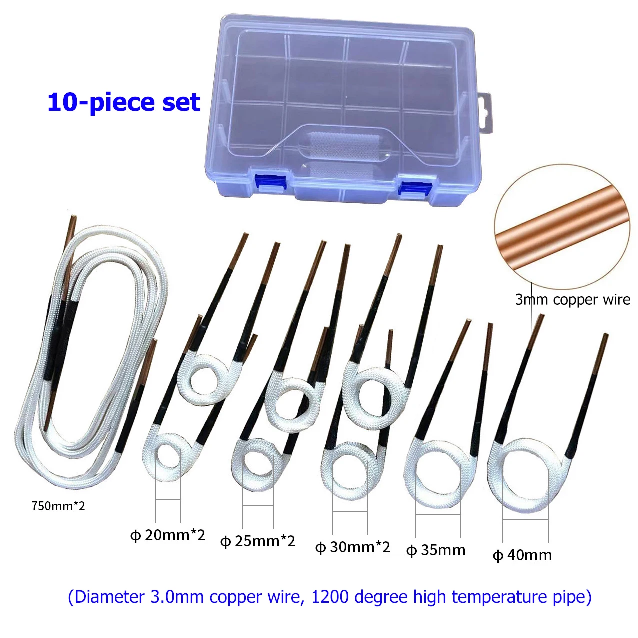 Медные катушки для индукционного нагревателя 3,0 мм