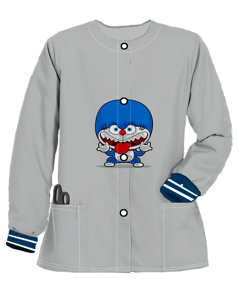 Молодежная Женская одежда для медсестры рекламная дешевая женская на пуговицах