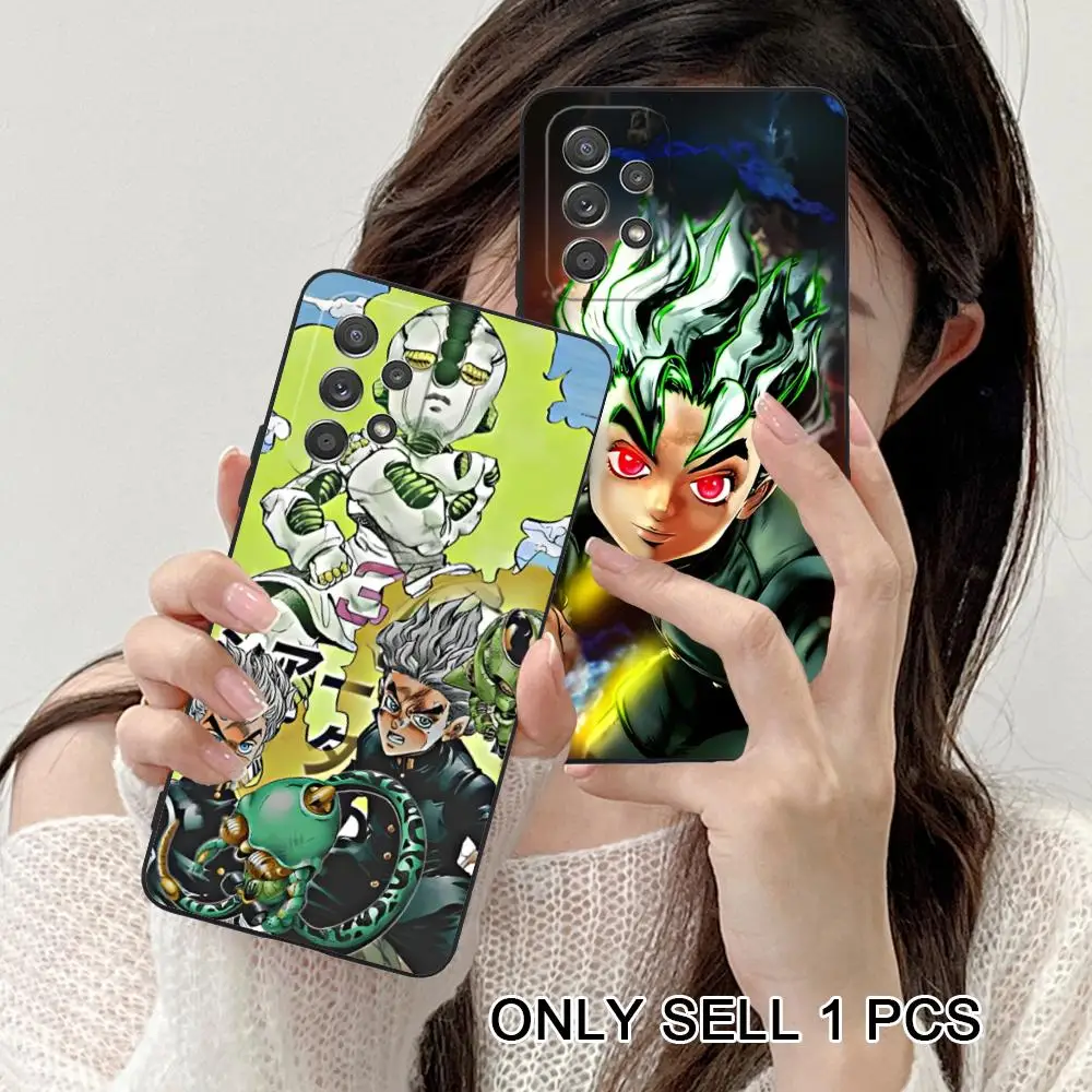 Фото Чехол для телефона JOJO Koichi Hirose для Samsung Galaxy A26 25 24 23 22 21 17 16 15 14 13 12 11 5G, мягкий противоударный чехол из ТПУ №4