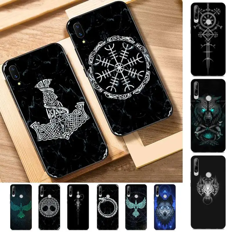 

Viking Logo Phone Case for Huawei Y 6 9 7 5 8s prime 2019 2018 enjoy 7 plus
