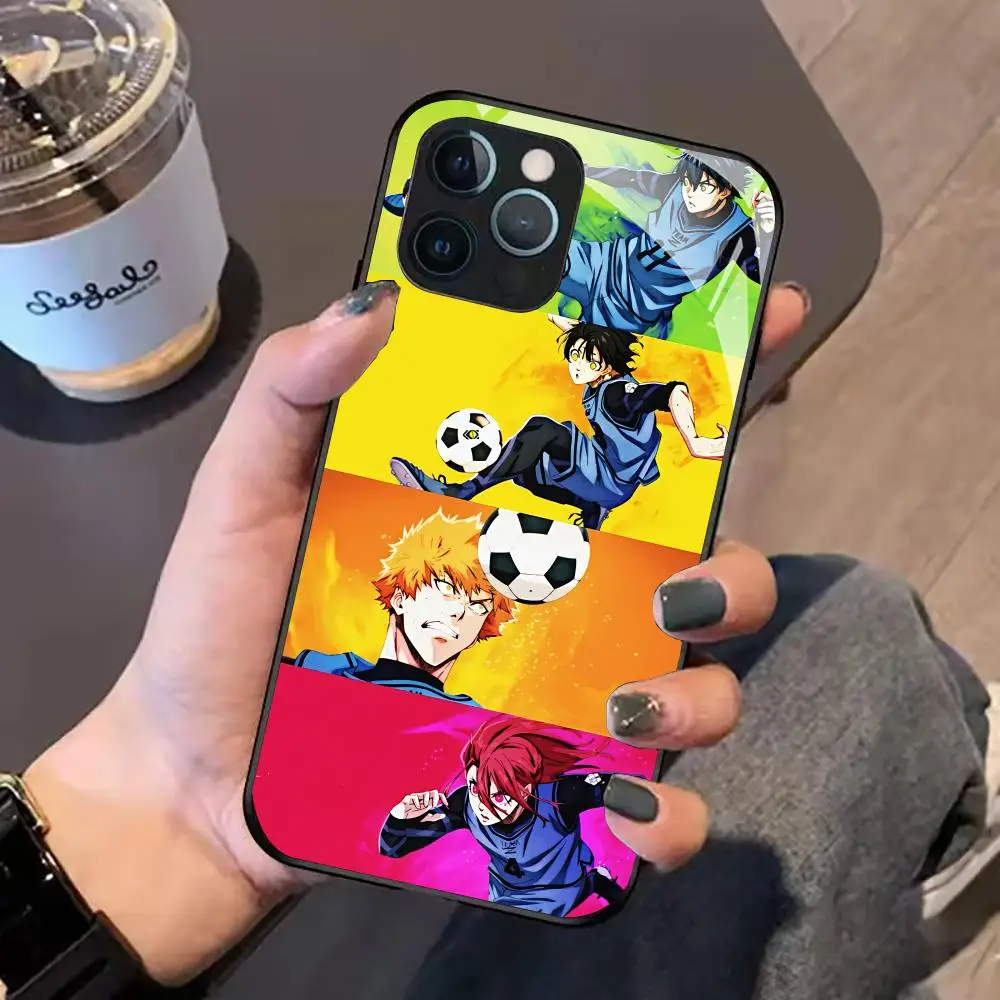 Чехол для телефона Japan Anime B-Blue L-Lock для IPhone 16 15 14 13 12 11 Pro Max Plus Mini Magsafe Mirror, беспроводной магнитный чехол с зеркалом (art.: 3920dba5fba2a) - 3920dba5fba2a