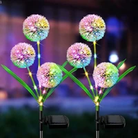 dandelion garden lights outdoor waterproof led flower solar stakes light pathway yard patio villa lawn decorative lamp