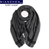 nianzhen inner mongolia send wool blended scarf pure shawls ladys scarf autumn winter warm 17153