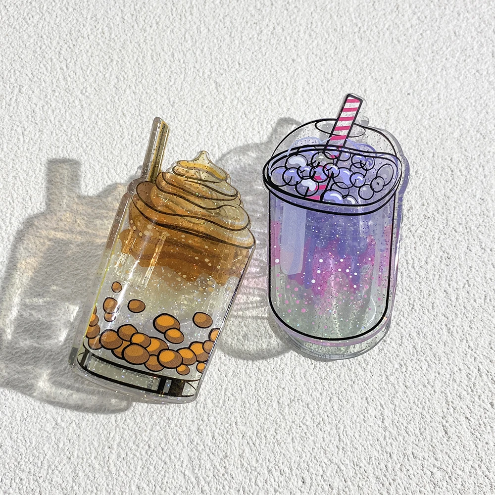 Симпатичный мультяшный зажим для волос в виде бутылки с напитком женщин Новый