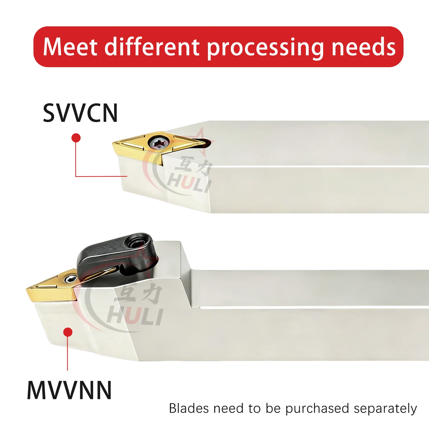 Фото Держатель инструментов серии SVVCN MVVNN SVVCN1616H16/2020K16/2525M16-36/37/38/40 °   MVVNN2525M16-37 °   Однозубчатый ременной шкив-инструмент (или: Однозубчатый ременной шкив-держатель) №3
