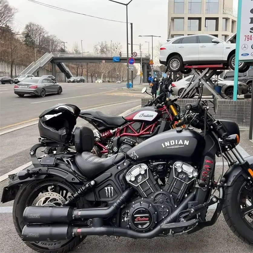 Фото Аксессуары для мотоциклов для Indian Scout Bobber Twenty ABS Bobber Rogue Bobber Sixty 2018-2024, спинка пассажира, задняя сиссибар №5