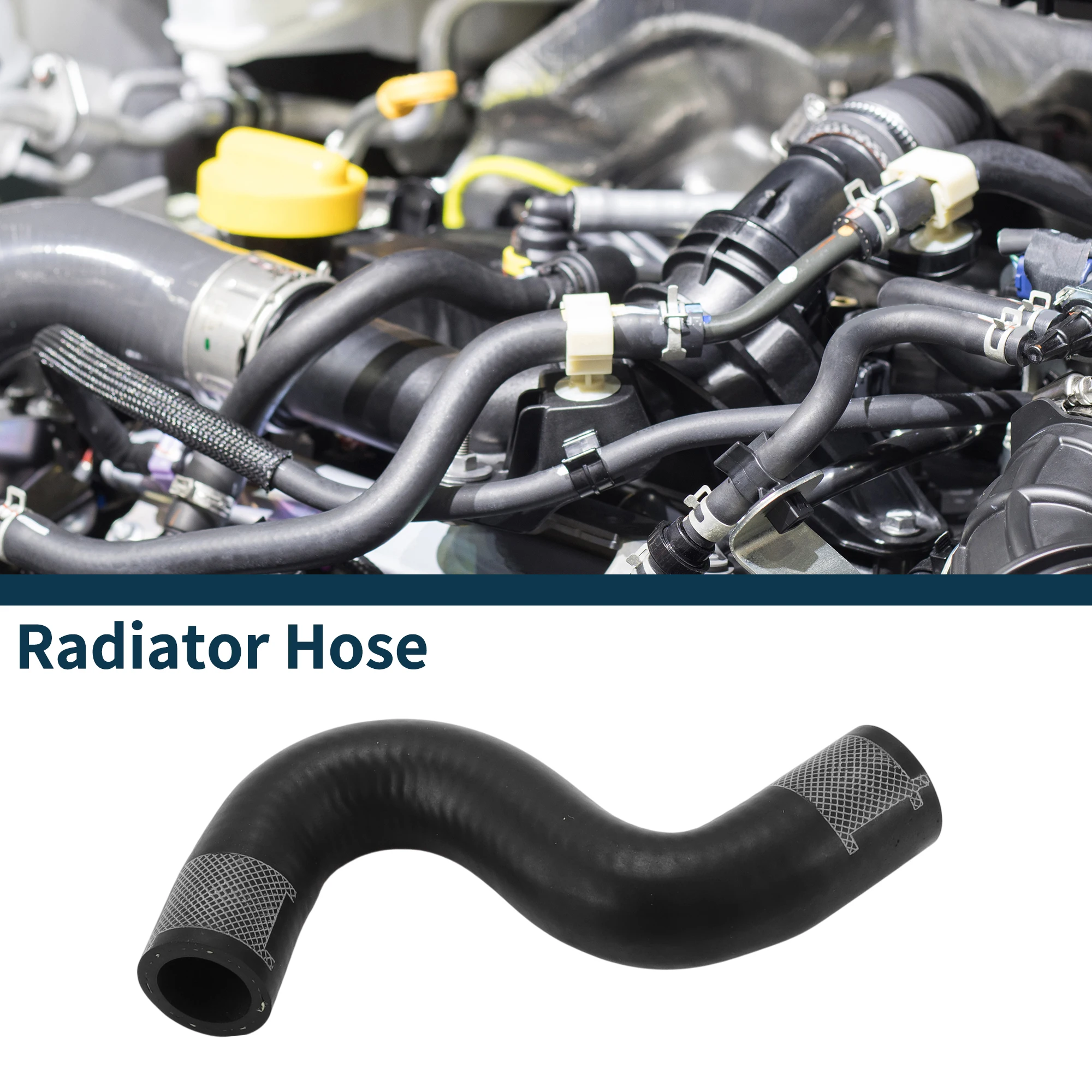 

UXCELL Шланг радиатора Шланг обогревателя Выпускной шланг радиатора для Porsche Cayenne 2015 No 95810632210 Резиновая трубка охлаждающей жидкости Черный 1 шт.