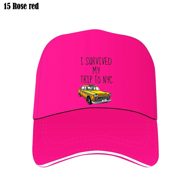 

I Survived My Trip To Nyc Custom Hat New York Yellow Taxi Usa Cool Gift Bill Hat 212