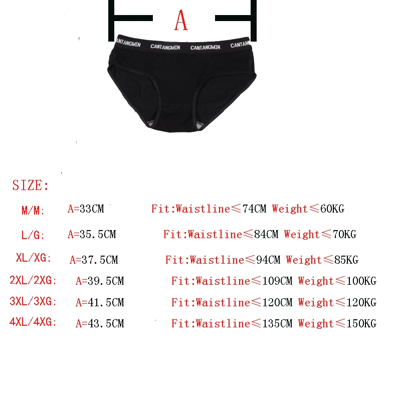 CANTANGMIN brand women underwear cotton breathable bottom sexy panties Graphene antibact ladies briefs shorts custom-made