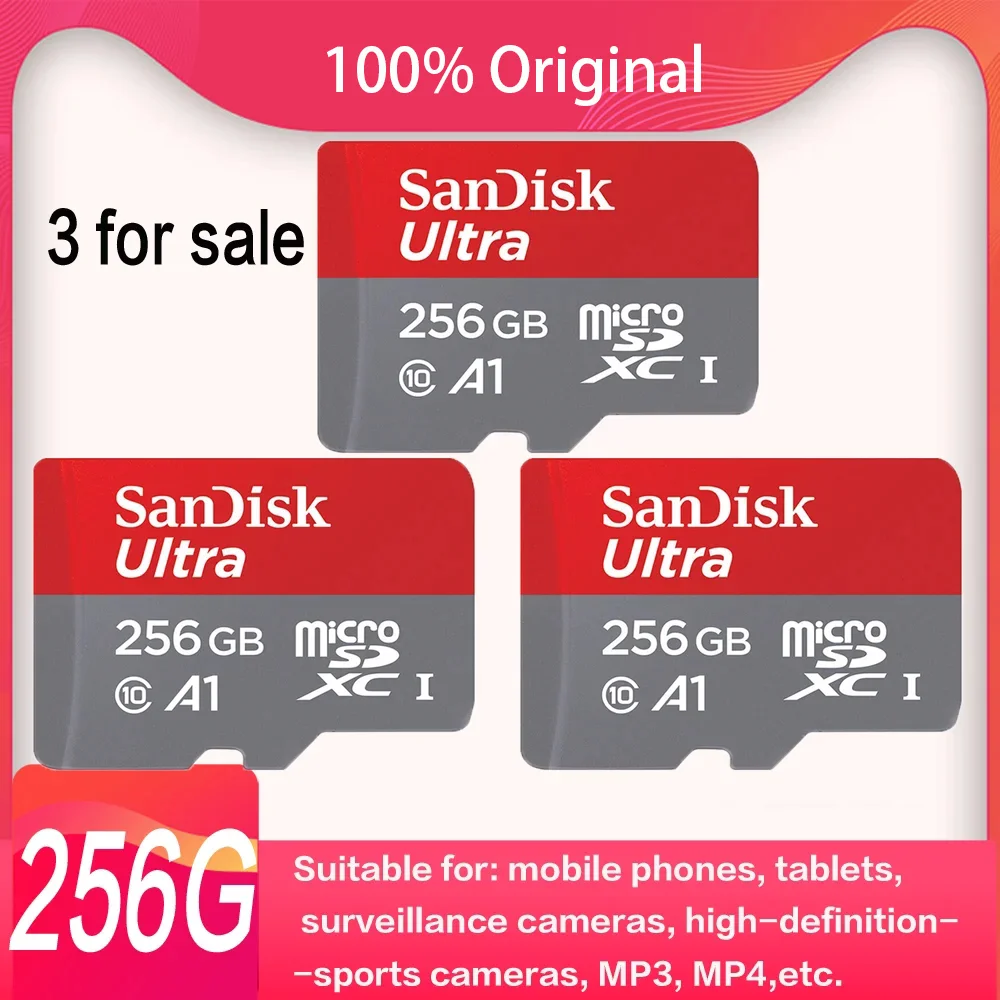SanDisk карта памяти Micro SD 256 ГБ 120 128 400 ТБ