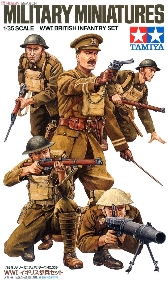 

Tamiya 35339 1/35 Scale Military Miniatures WWI British Infantry Set Assembly Model Building Kits For Adults Hobby DIY