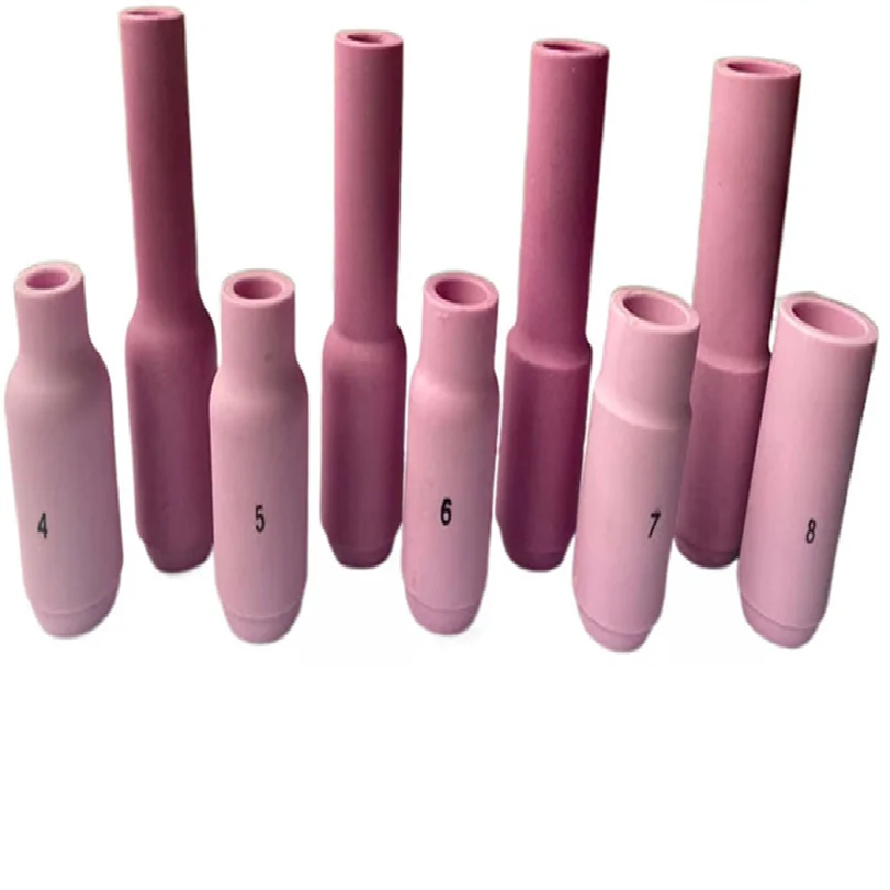 

L 48MM WP-17 WP-18 WP-26 tig weldcups welding cup wp17 wp18 wp26 Ceramic mouth short Long tailed cap 10PCS/LOT