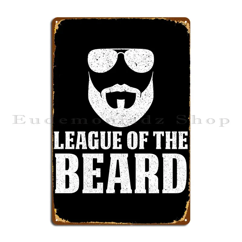 

Full Beard Metal Signs Print Club Home Designing Wall Mural Tin Sign Poster