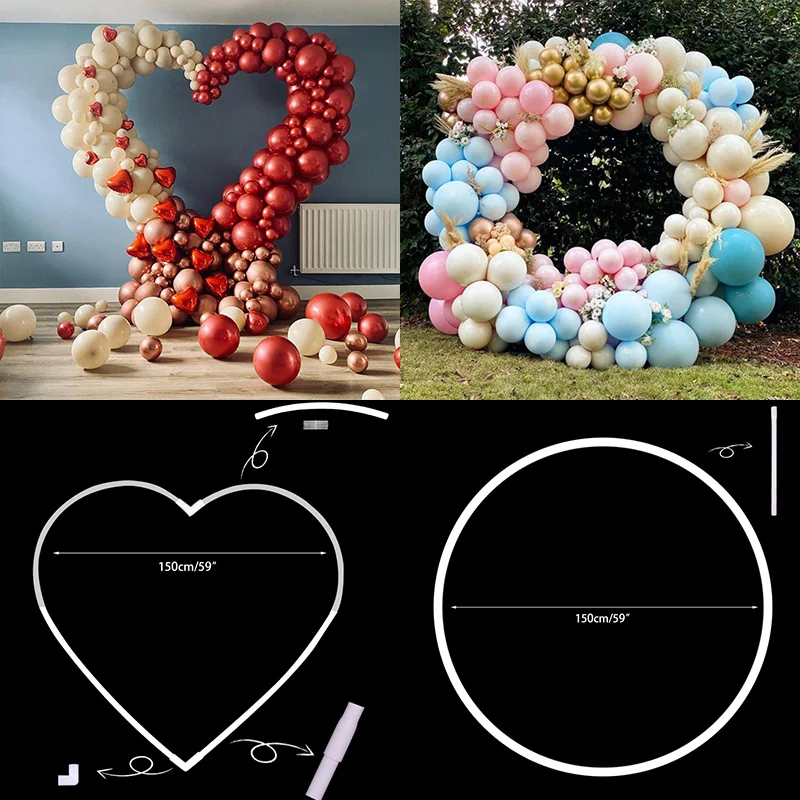 

Balloon Stand Holder Circle Round Balloon Arch For Balloon Bow of Balloons Wedding Decorations for Baby Shower Wedding Birthday