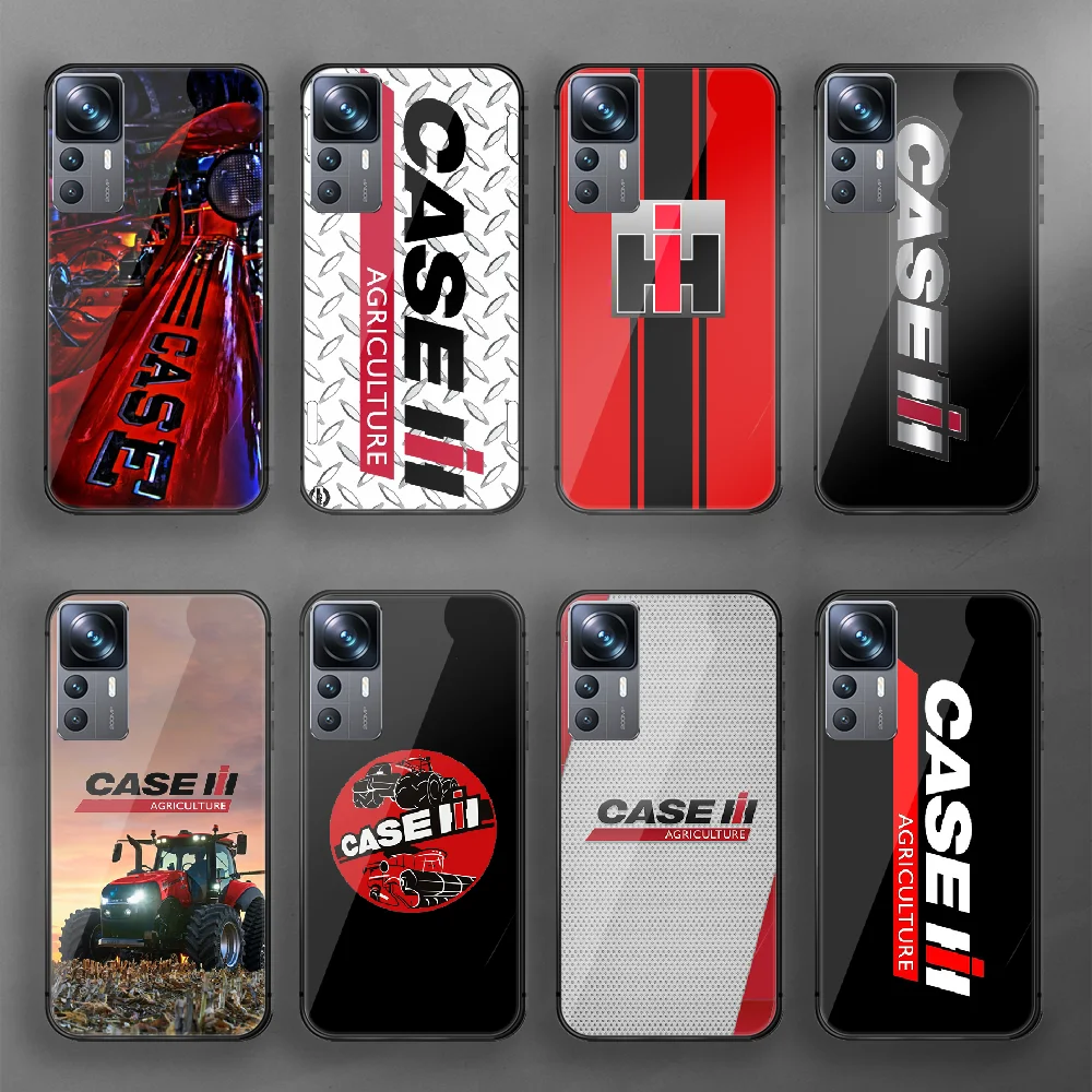 

Case IH Tractor Logo Tempered Glass Phone Case Cover For Xiaomi Mi Poco X F 11 12 13 T 3 4 GT Pro Lite Ultra 5G