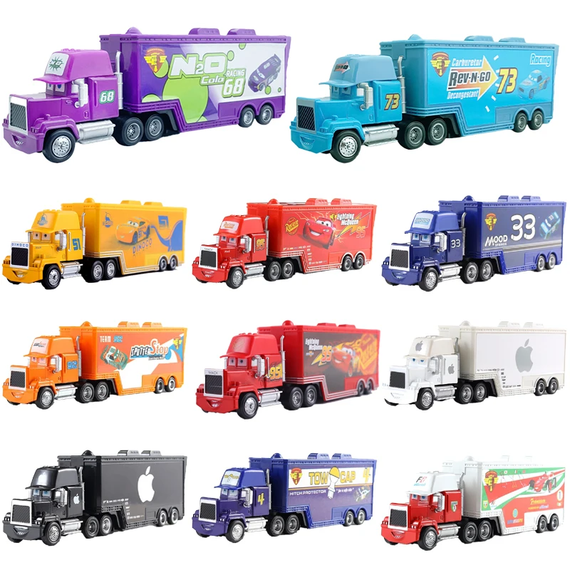 

Тачки 3 Disney Pixar Racing 2 игрушки Молния Маккуин Джексон шторм Майк дядюшка грузовик 1:55 Литые металлические автомобили подарок на Рождество и ден...
