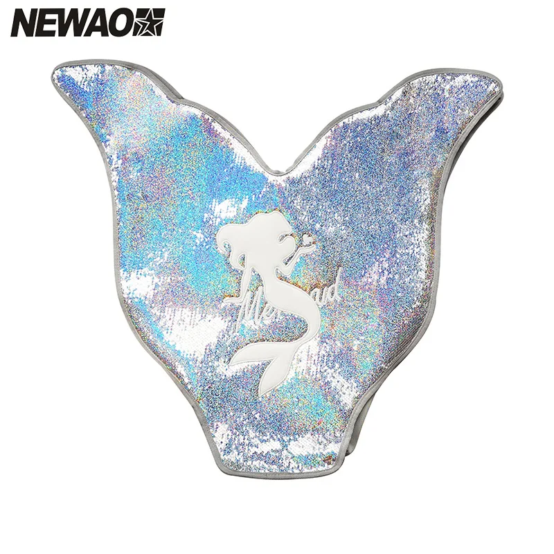 

Mahina рыбий хвост крылья стильная сумка ласты русалки сумка Уличная рыба паутина рыбий хвост сумка на плечо Одна веревка рюкзак сумка на плечо